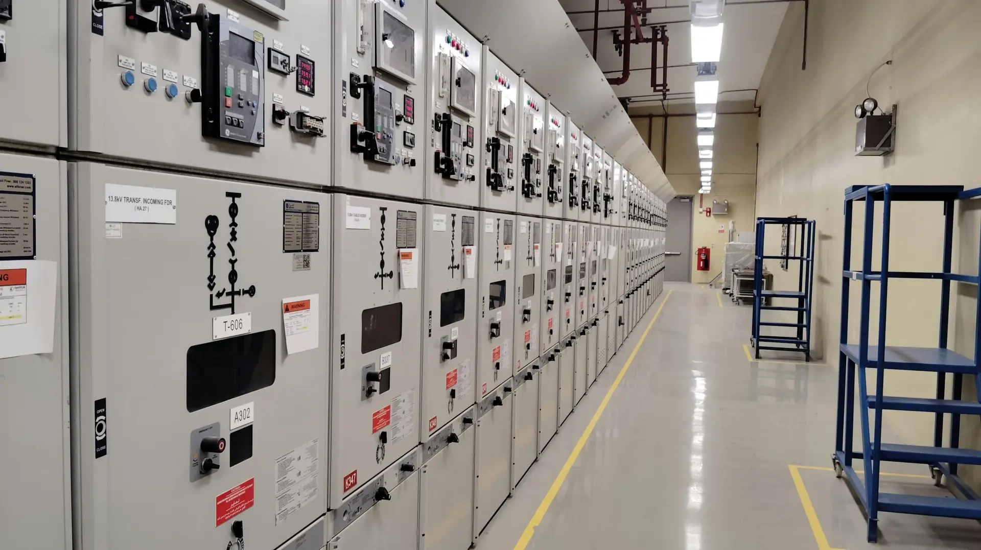 Switchgear room in Electrical substation bölük mühendislik kontrol bakım yapım istanbul kocaeli gebze