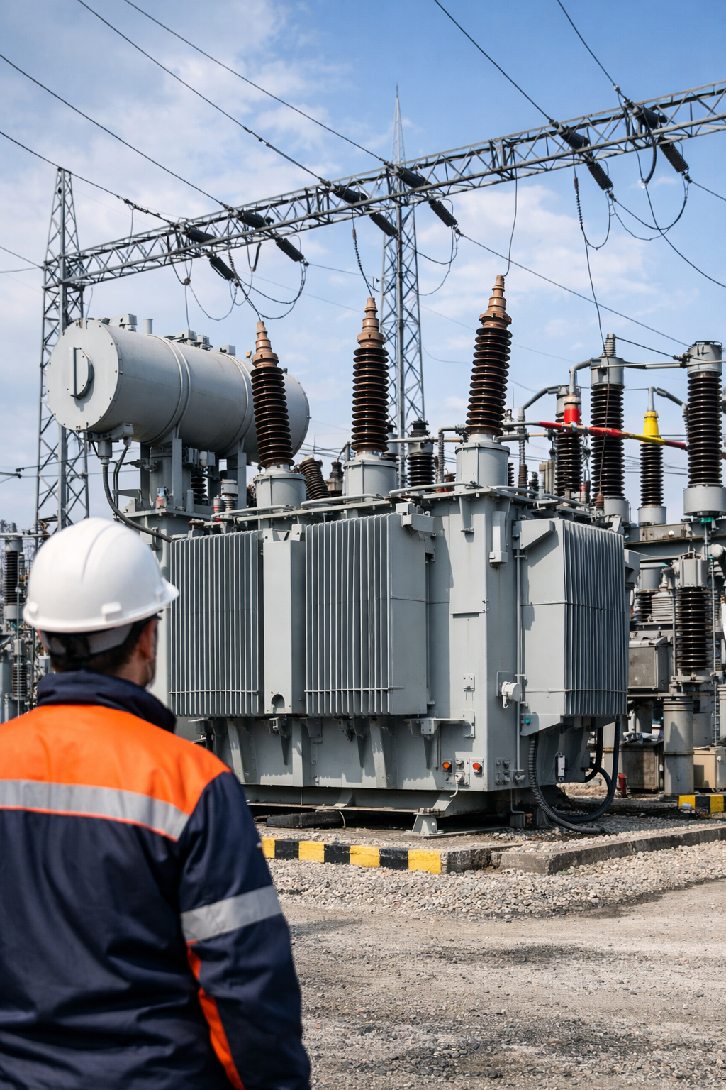 Yüksek gerilim trafo merkezi ve elektrik mühendisi – trafo işletme sorumluluğu hizmeti.