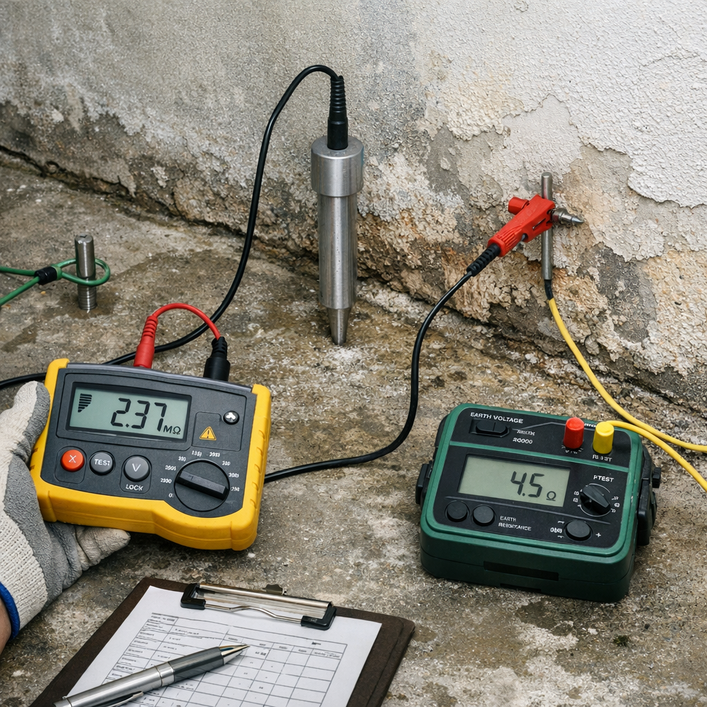 Bölük Mühendislik zemin duvar yalıtımı testleri elektriksel ölçüm ve raporlama