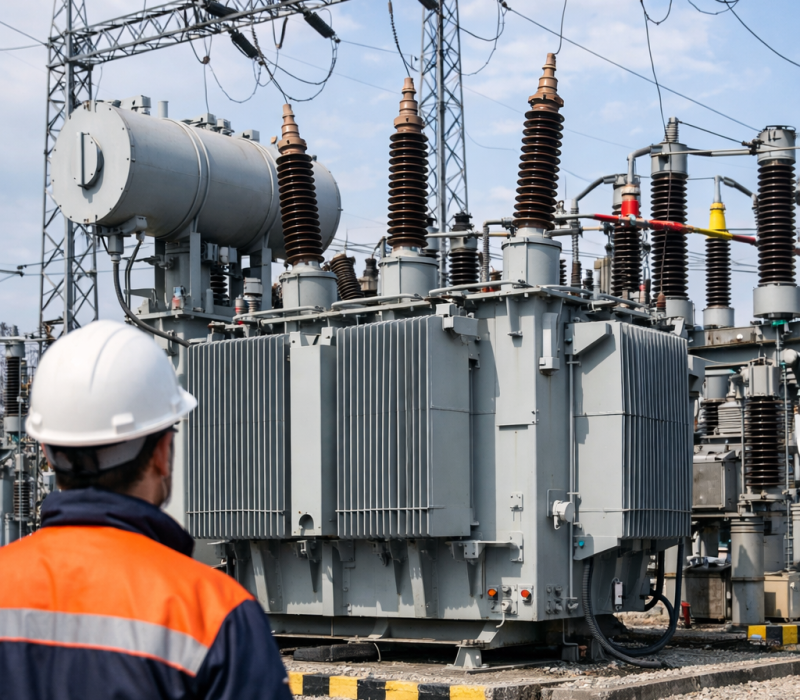 Yüksek gerilim trafo merkezi ve elektrik mühendisi – trafo işletme sorumluluğu hizmeti.